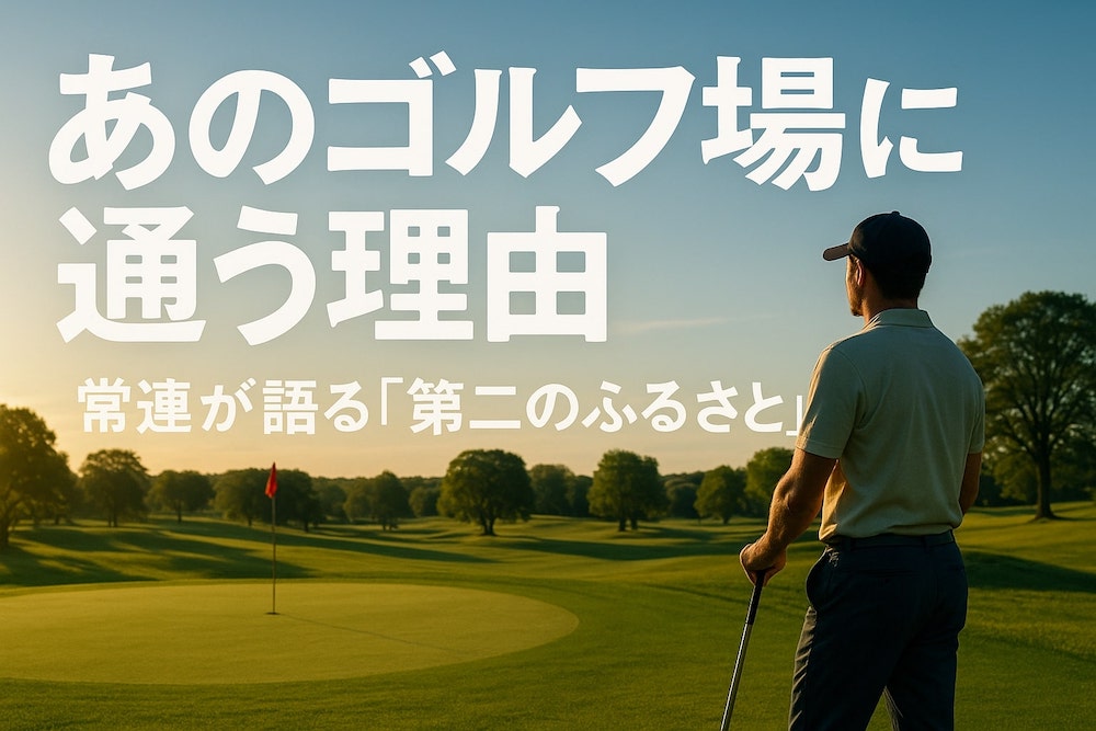 あのゴルフ場に通う理由:常連が語る“第二のふるさと”